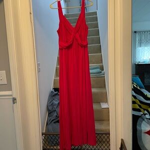 Elegant Red Evening Gown